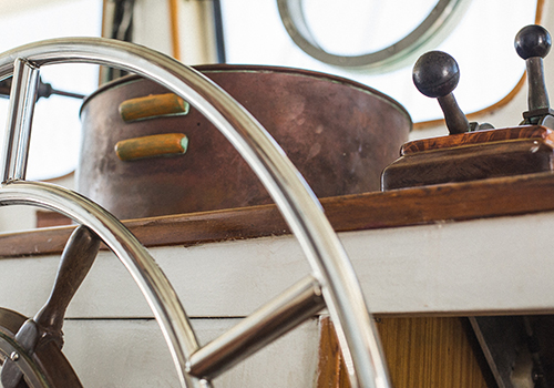 Inside Sailing Boat